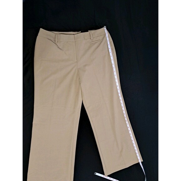 George Women’s Khaki Core Stretch Dress Pants NWT Size 12 Petite - Picture 6 of 12